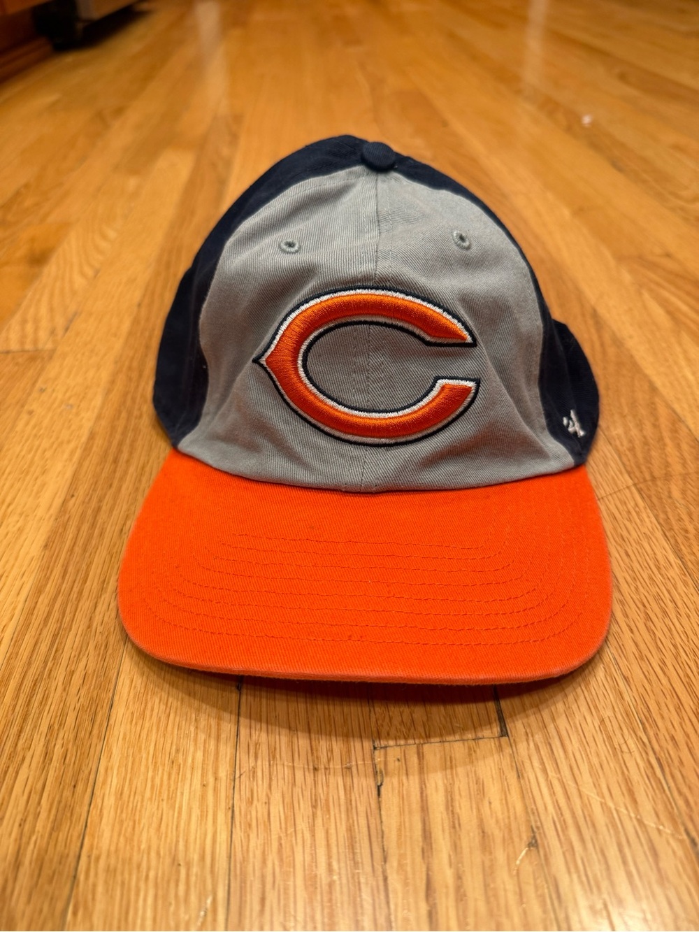 Chicago Bears Orange & Gray Baseball Hat